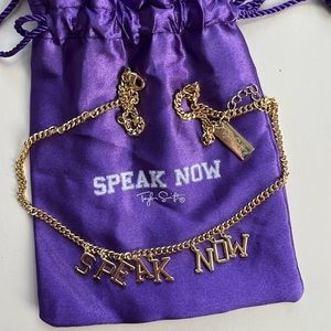 Taylor Swift Speak Now necklace